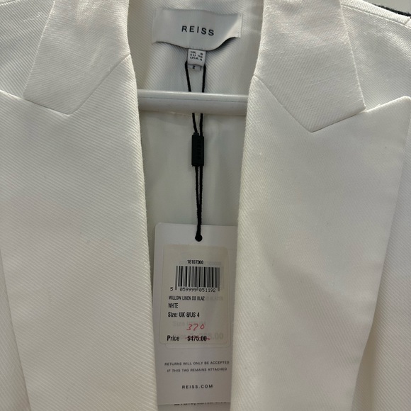 Reiss white linen blazer - Picture 5 of 5